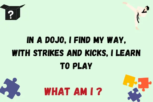 Karate riddle image