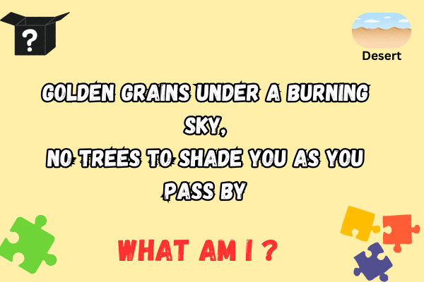 Riddle About Desert