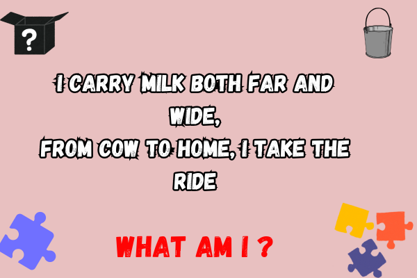 Milk Pail Riddle