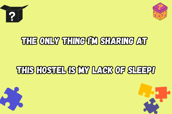 Hostel Sleep Pun